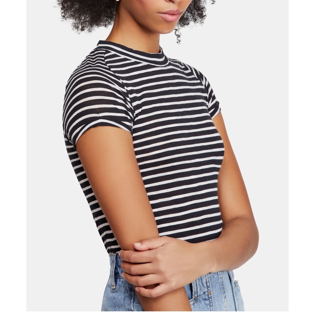Free People We the Free Short Sleeve Crew Tee
